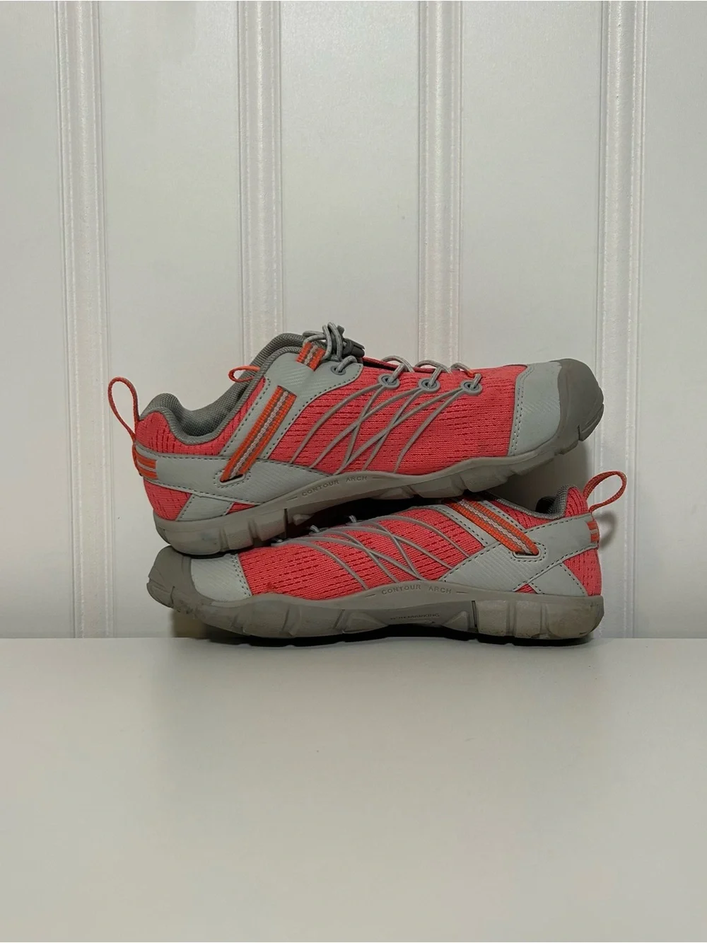 Keen chandler Kids Coral/Gray pink Water Shoes